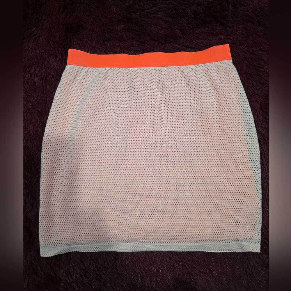 Mossimo Supply Co Cream Mini Pencil Skirt Casual